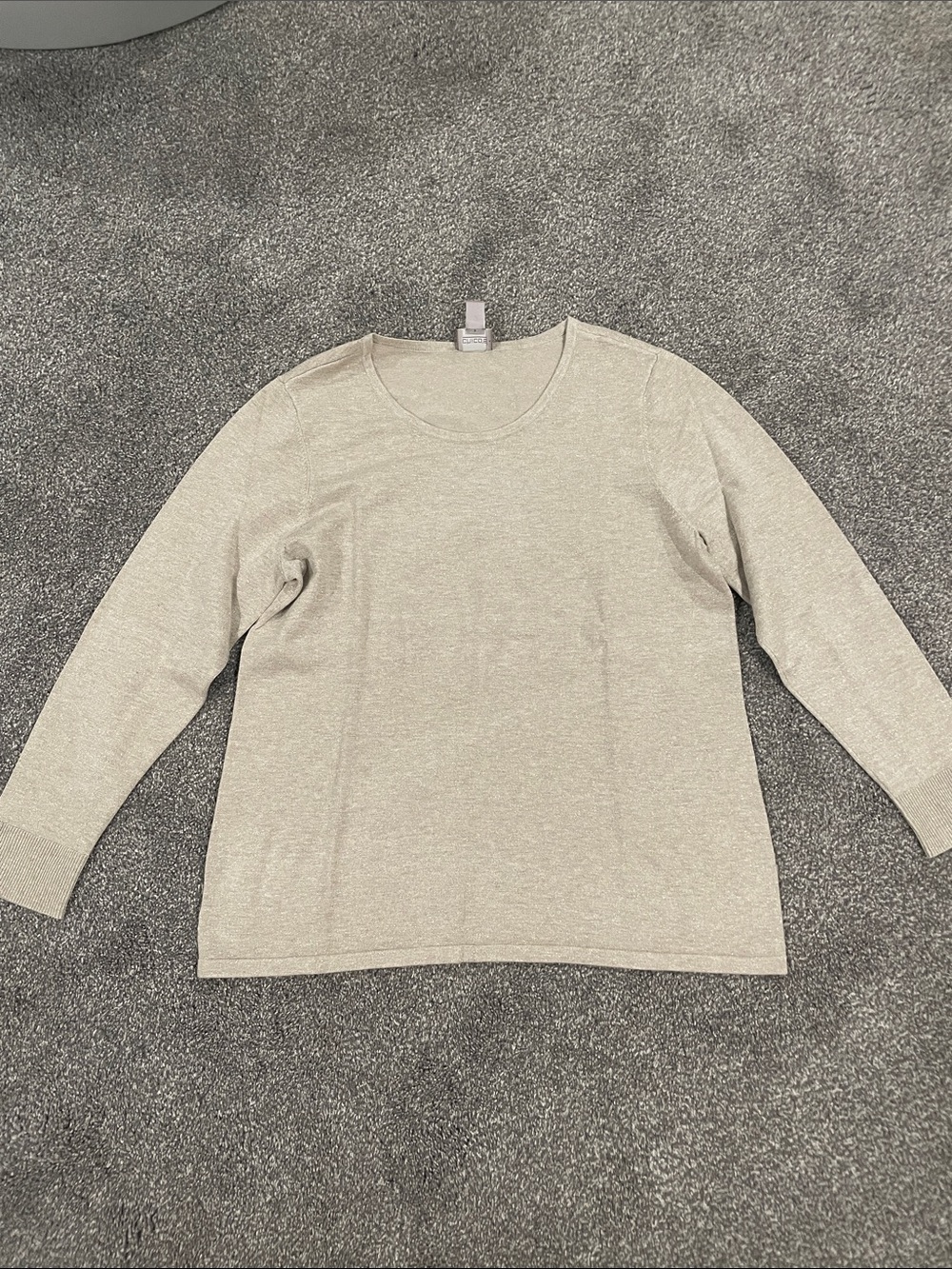 Chico’s metallic sweater
